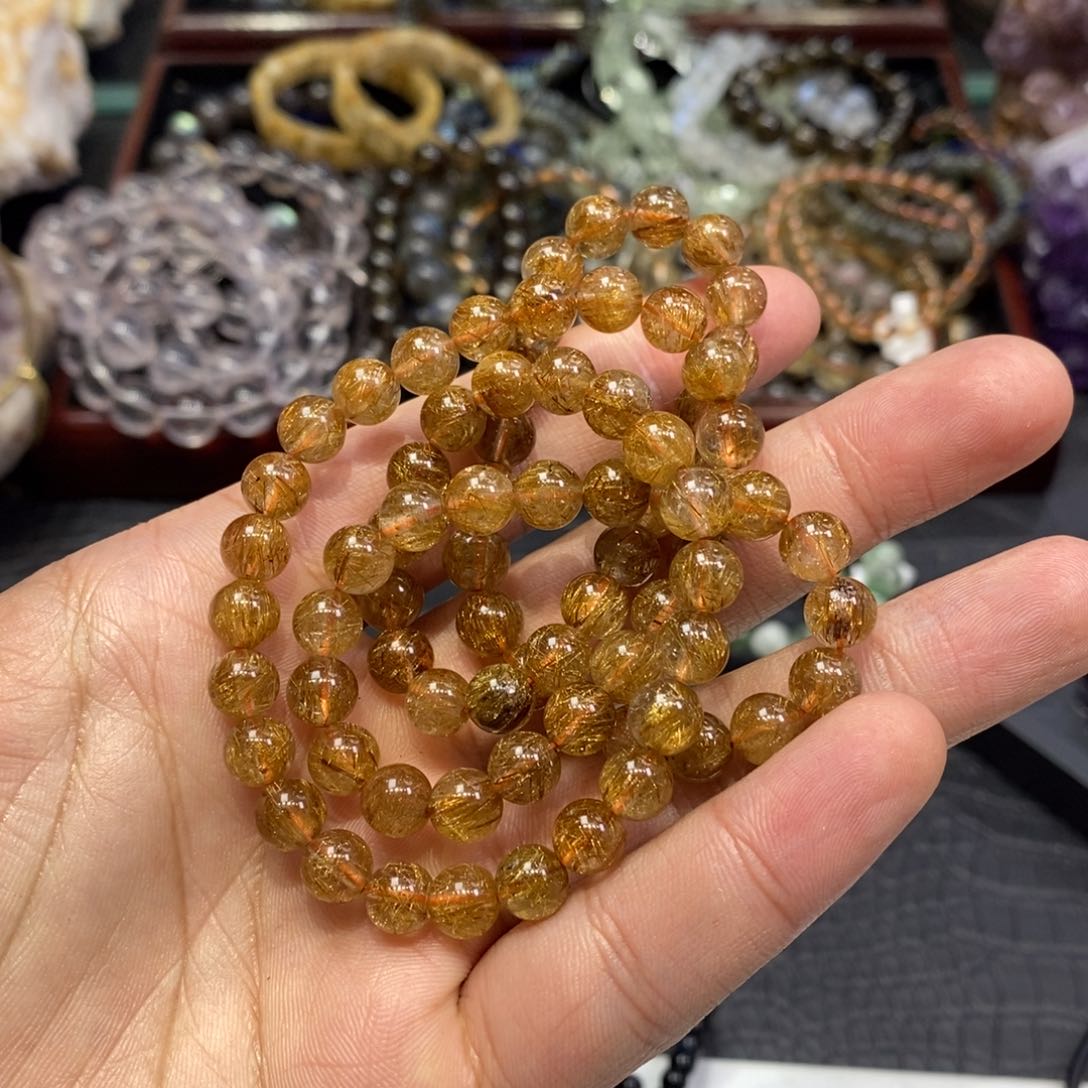 水晶手链未镶嵌7mm同法