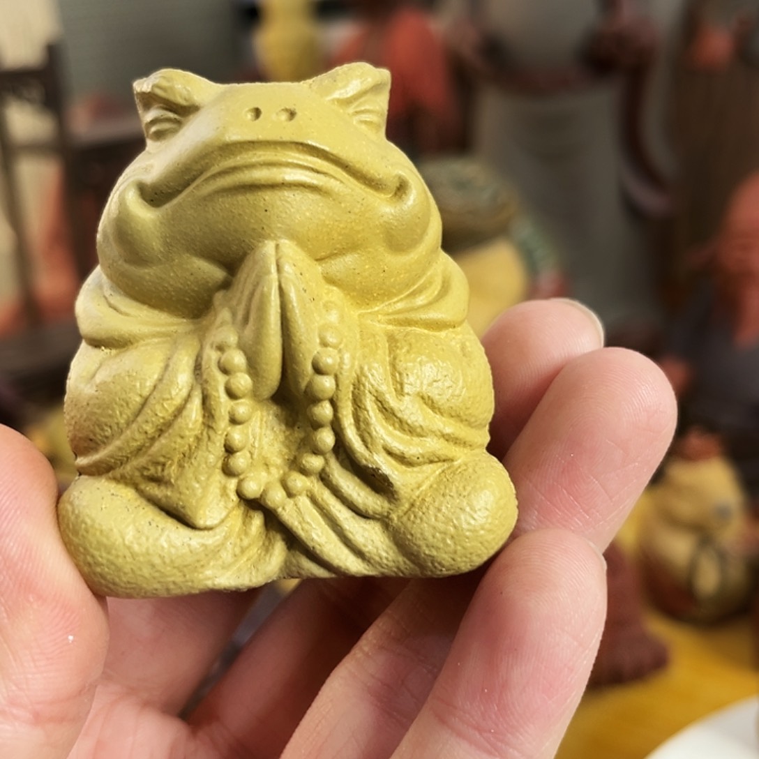 紫砂茶宠小蟾仙茶宠
