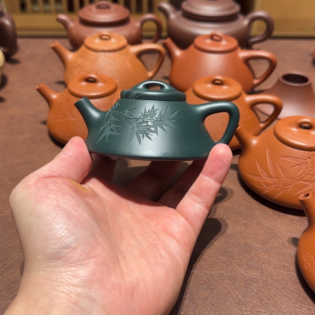 ****多茶壶紫砂民国绿文瓢