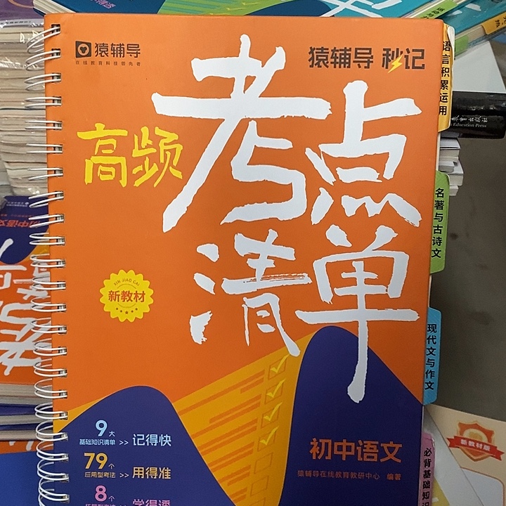初中语文高频考点清，瑕疵书