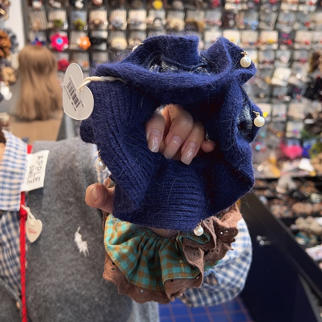 布艺铁合金发圈哦