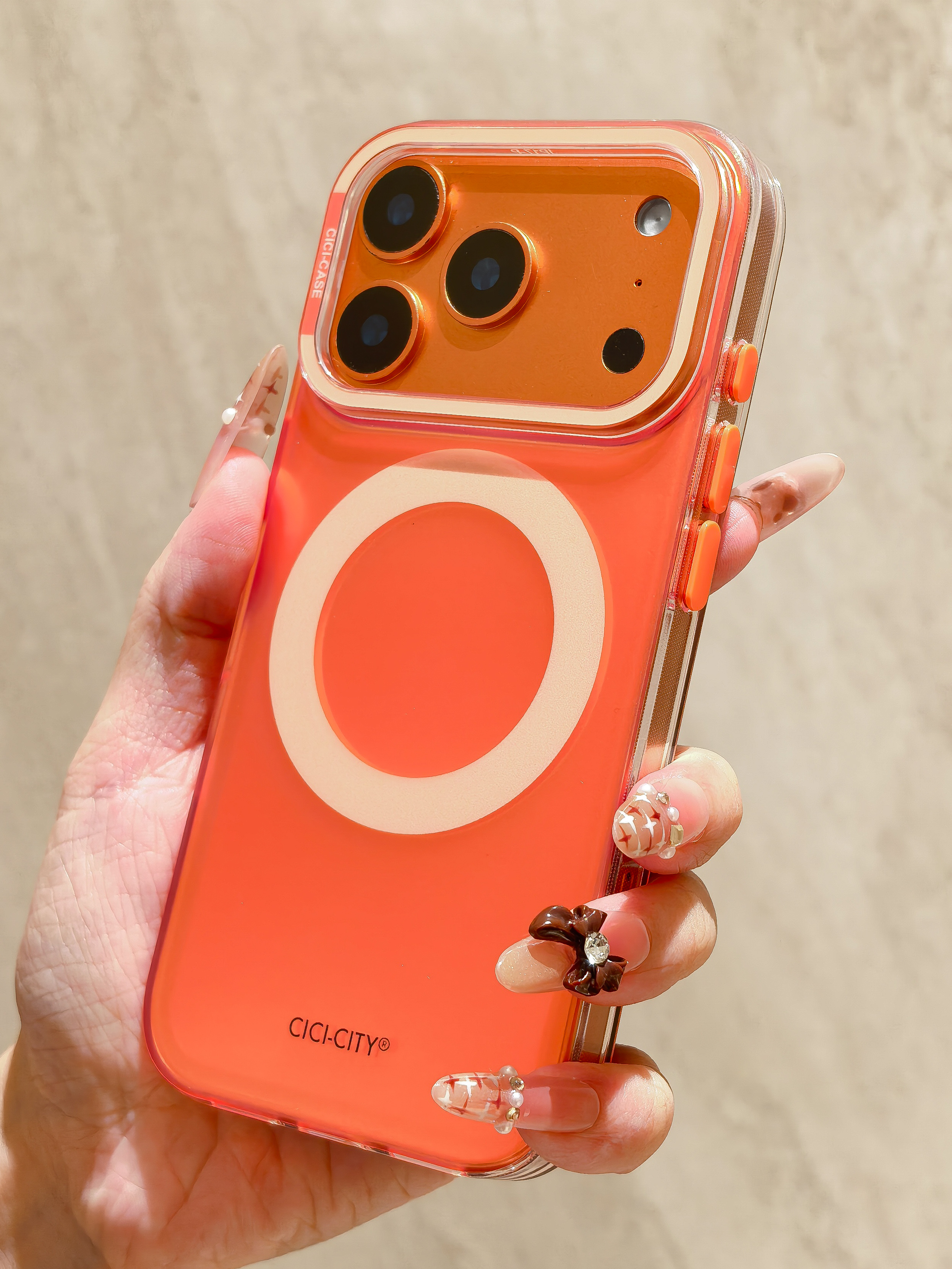 适用苹果iPhone17promax炫彩磁吸16promax简约新款15防摔手机壳