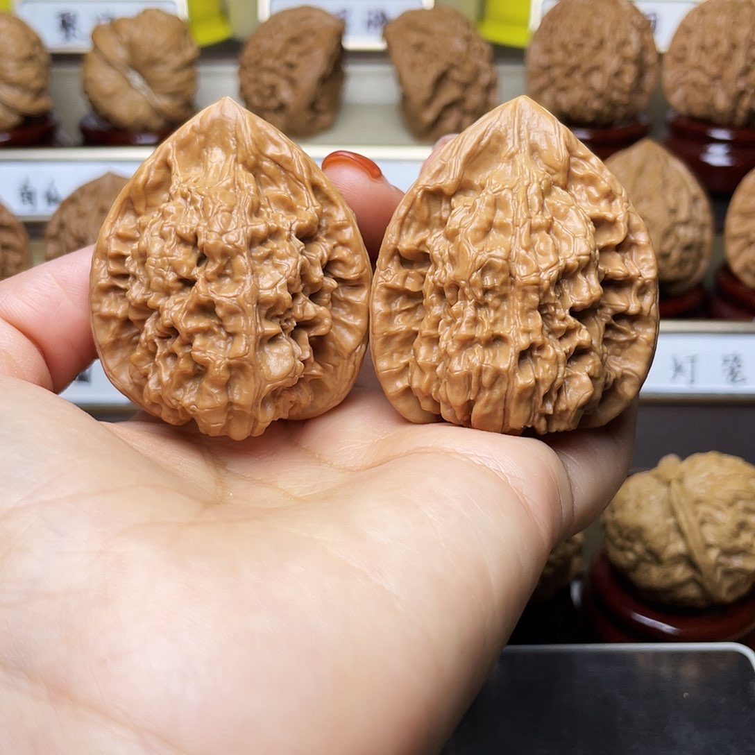 把件文玩核桃官帽佛度42左右