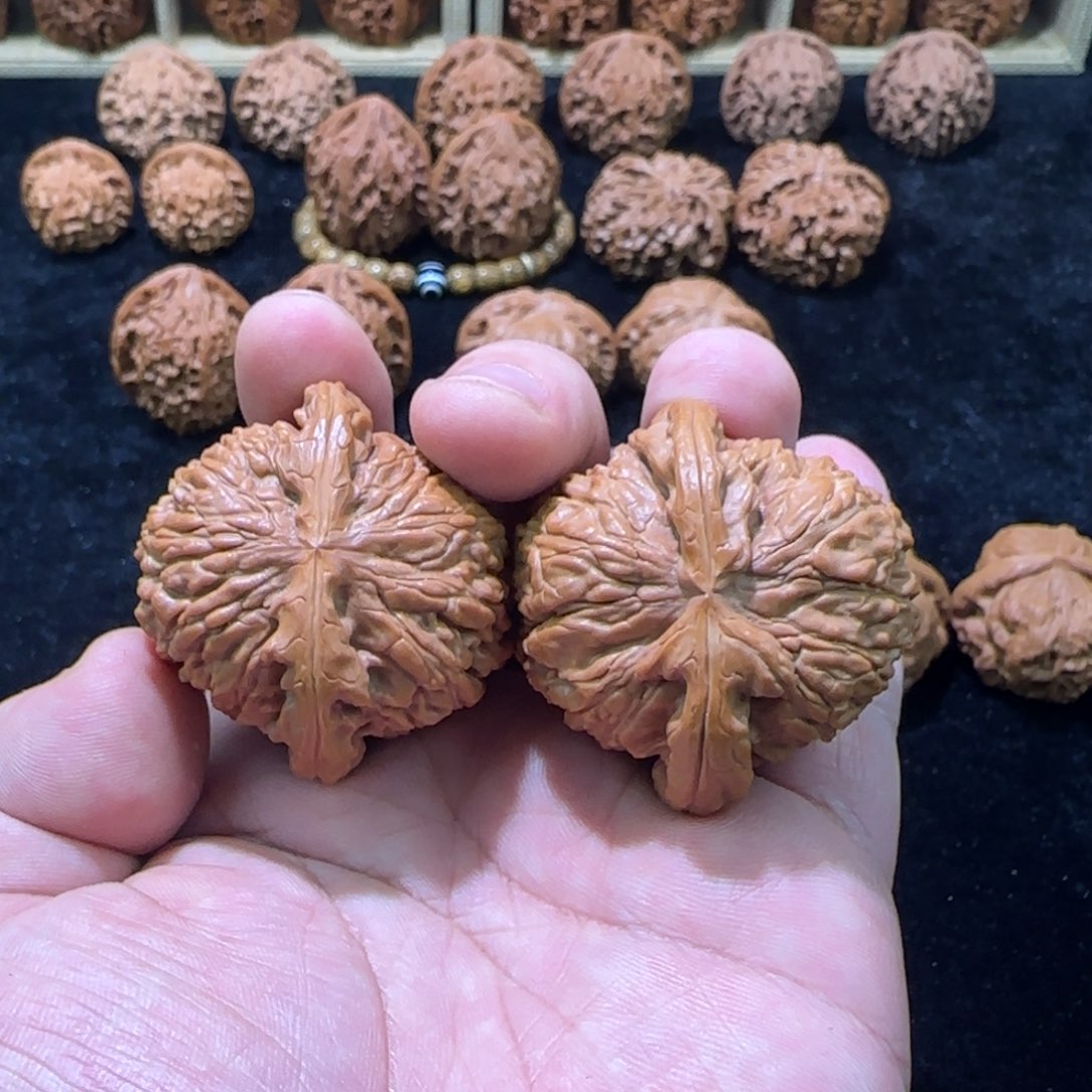 文玩核桃把件44白狮子