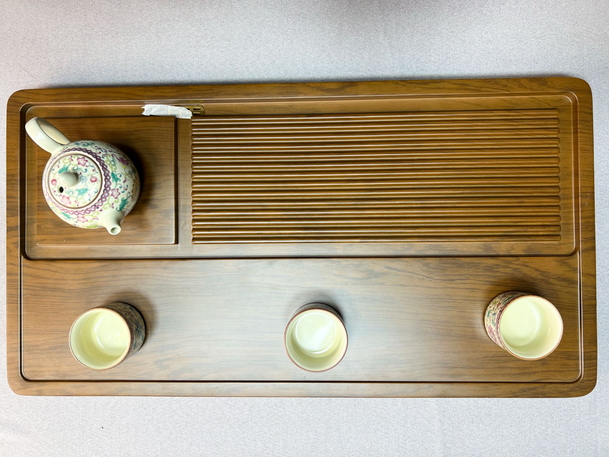 品意【尺寸60*32*3cm】  黄色实木茶盘