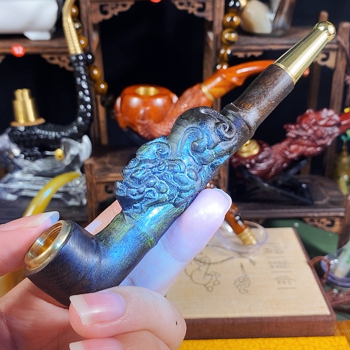 高端定制金丝楠烟嘴