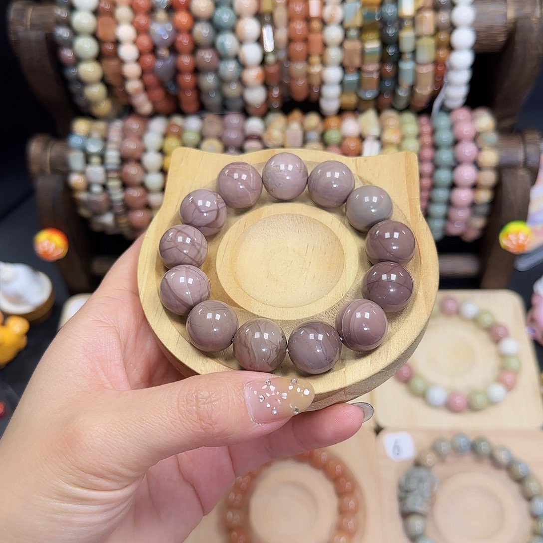 玛瑙/玉髓手串未镶嵌24