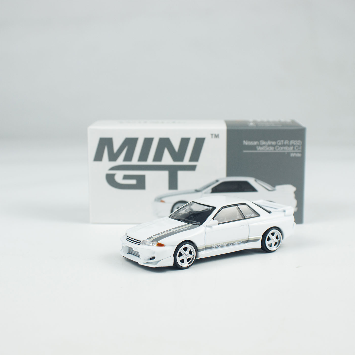 MINIGT车模 1:64合金 1066号 日产天际线 GTR32 VeilSide汽车模型