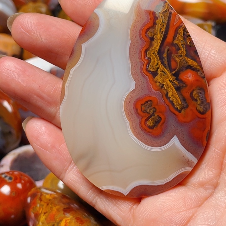 未镶嵌吊坠(不含链)玛瑙/玉髓路*