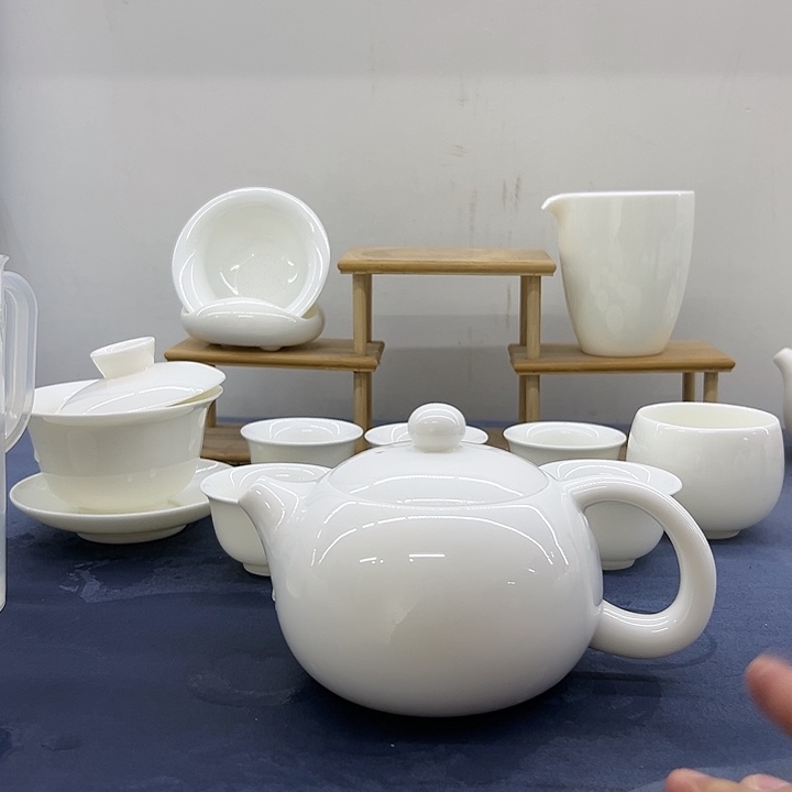 德化白瓷300毫升大壶套装