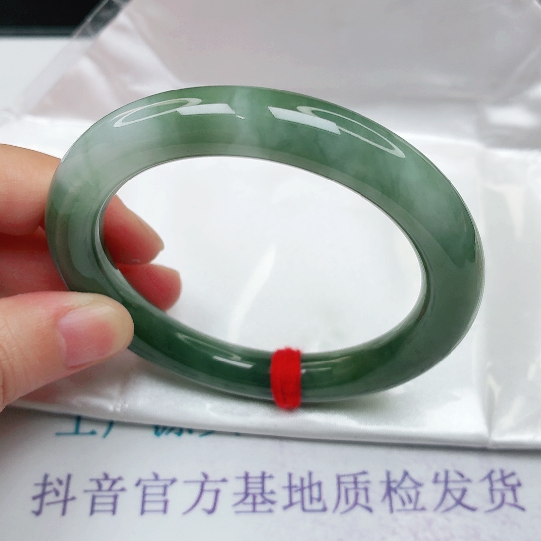 未镶嵌手镯翡翠56圆
