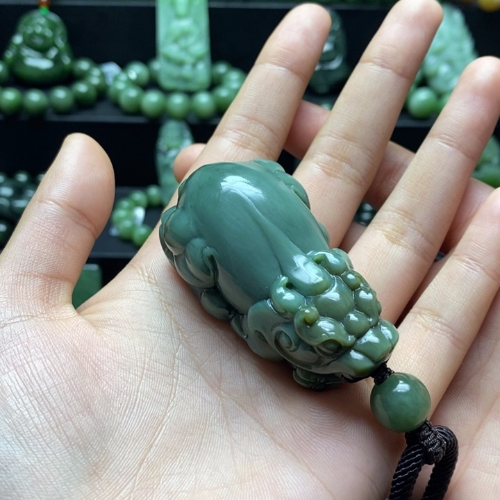 和田玉手手把未镶嵌