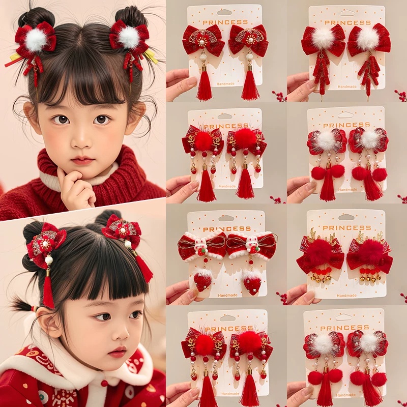 儿童古风新年发饰