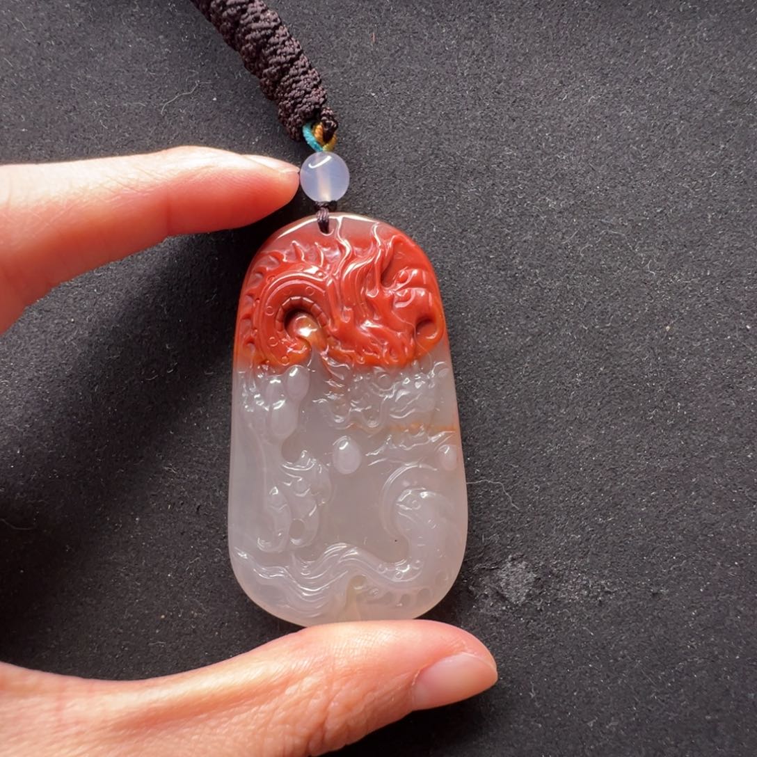 石英质玉（黄龙玉）未镶嵌配饰783