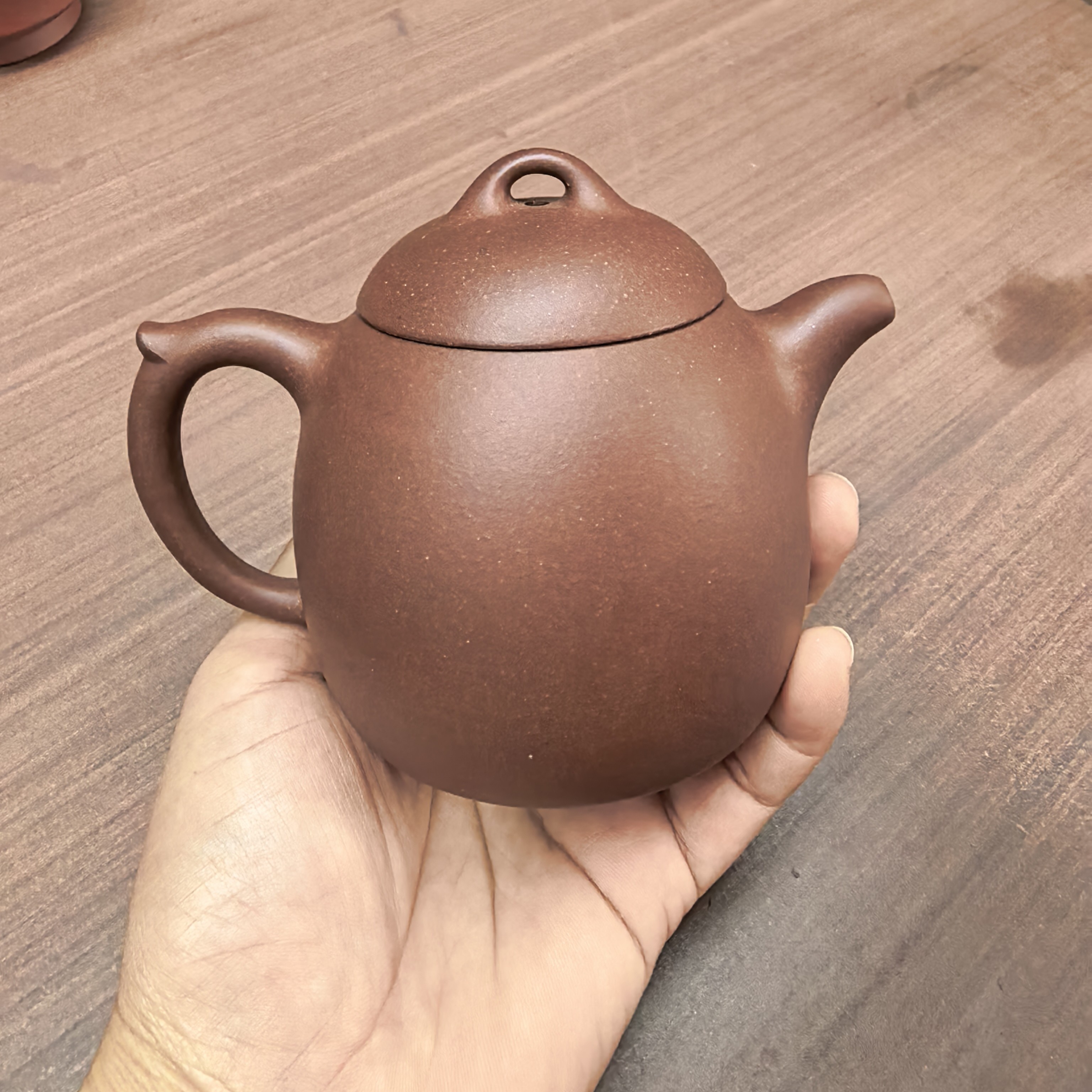 秦权泥料原矿底槽清电窑烧制容量250CC