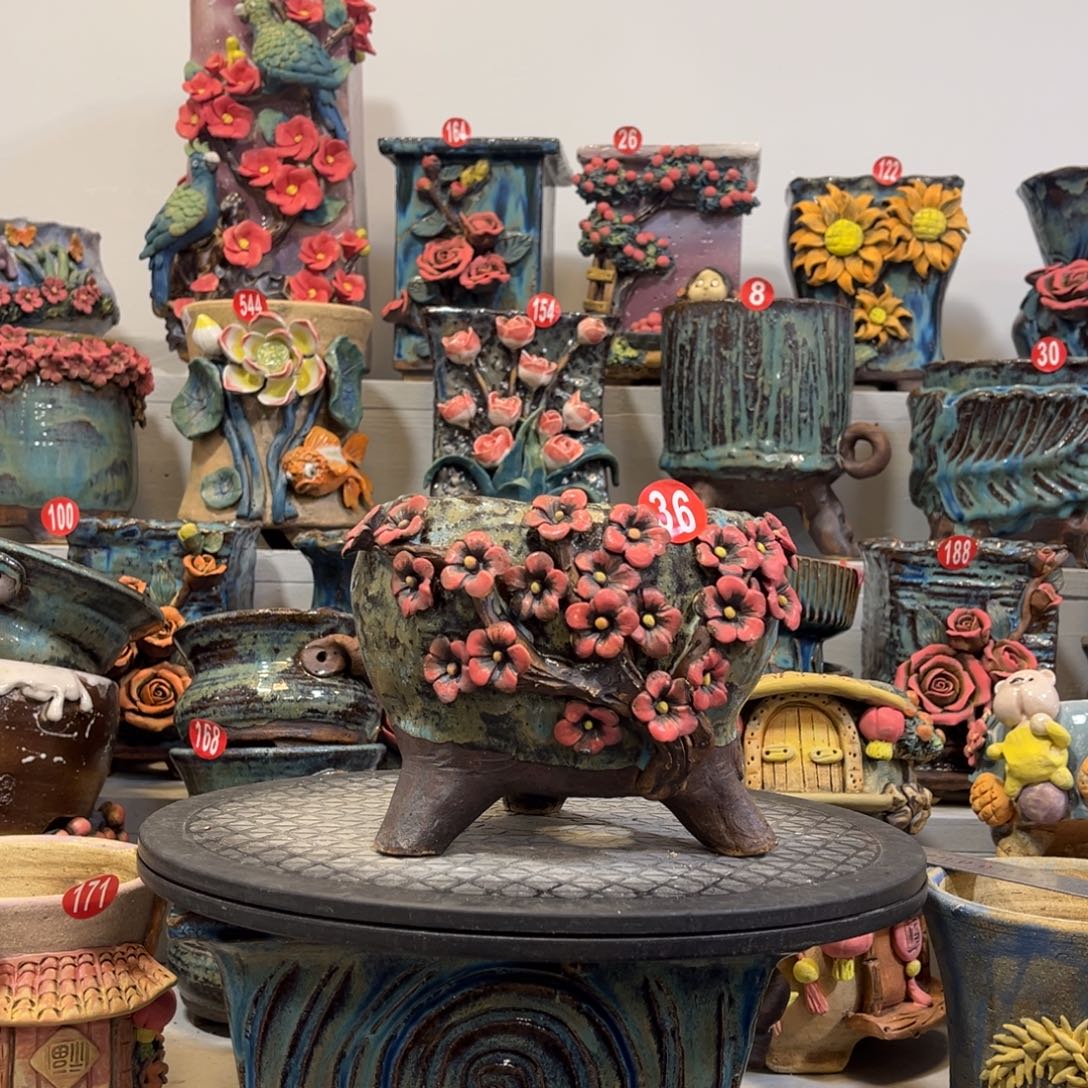 陶瓷特36 号陶然花盆