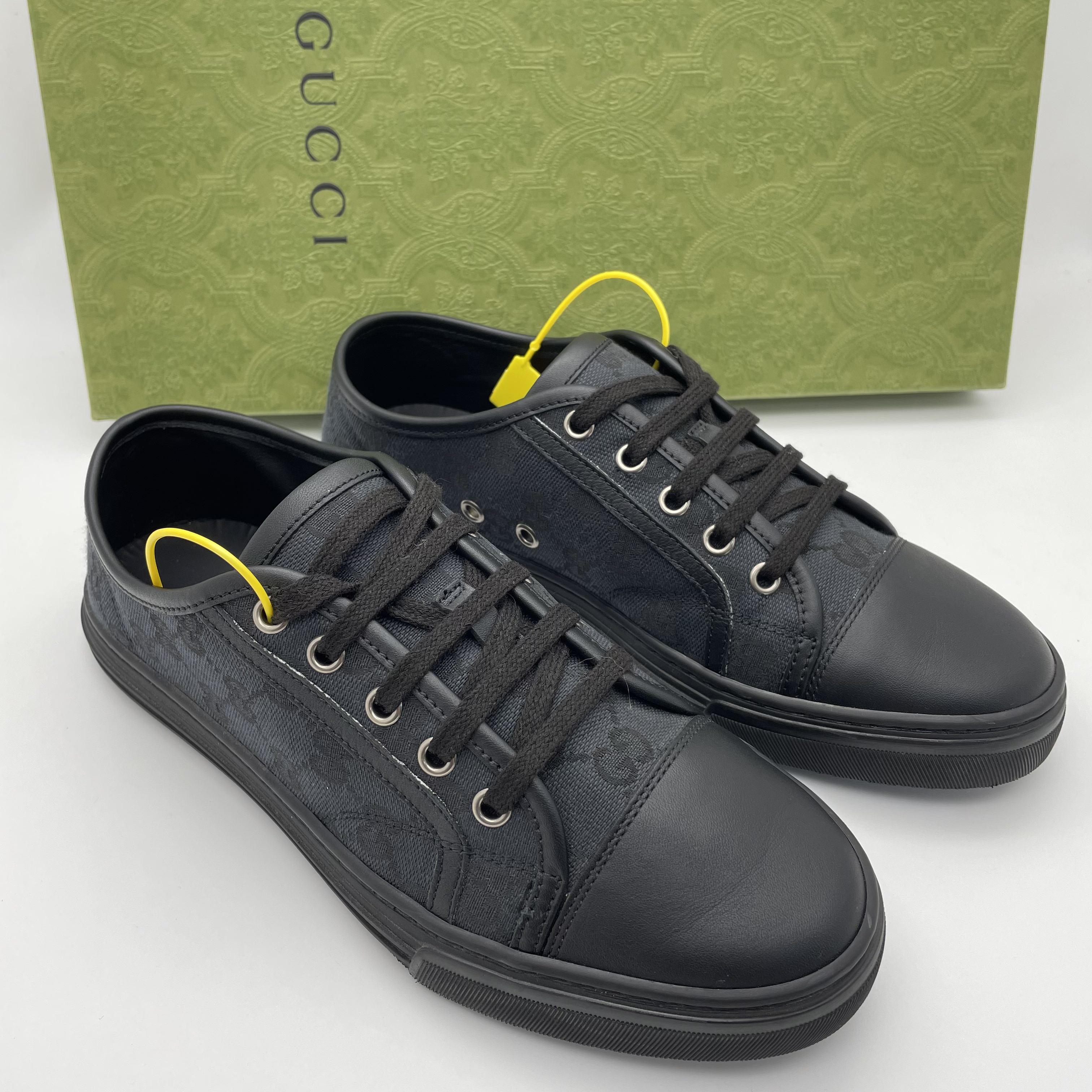 95新 GUCCI/古驰 38.5/39/41欧码 帆布透气老花双G时尚板鞋