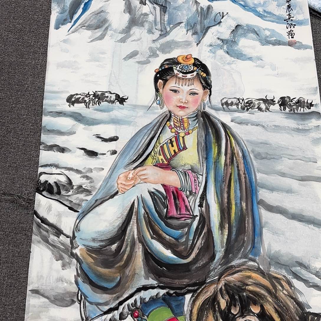 国画国画作品多次入选