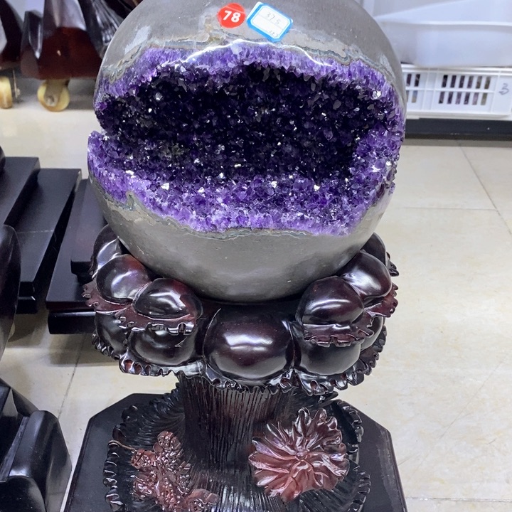 紫晶小葛开口笑未镶嵌