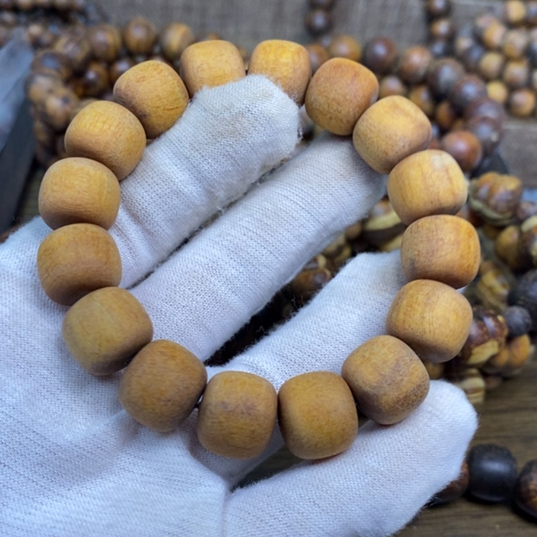 贡木手串/手链13/14黄年糕