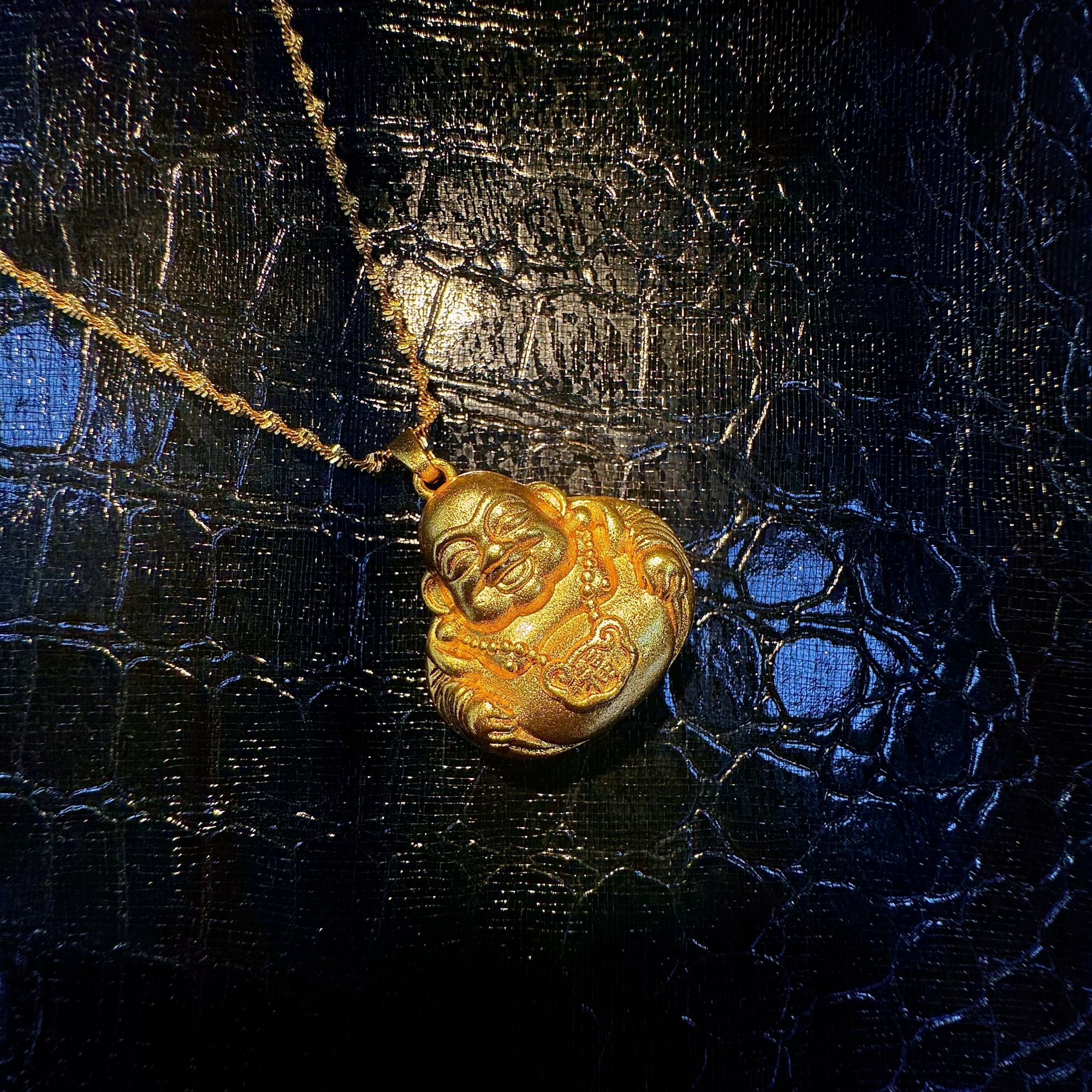 【Z】笑口常开弥勒佛公吊坠赠链【SPCD68】