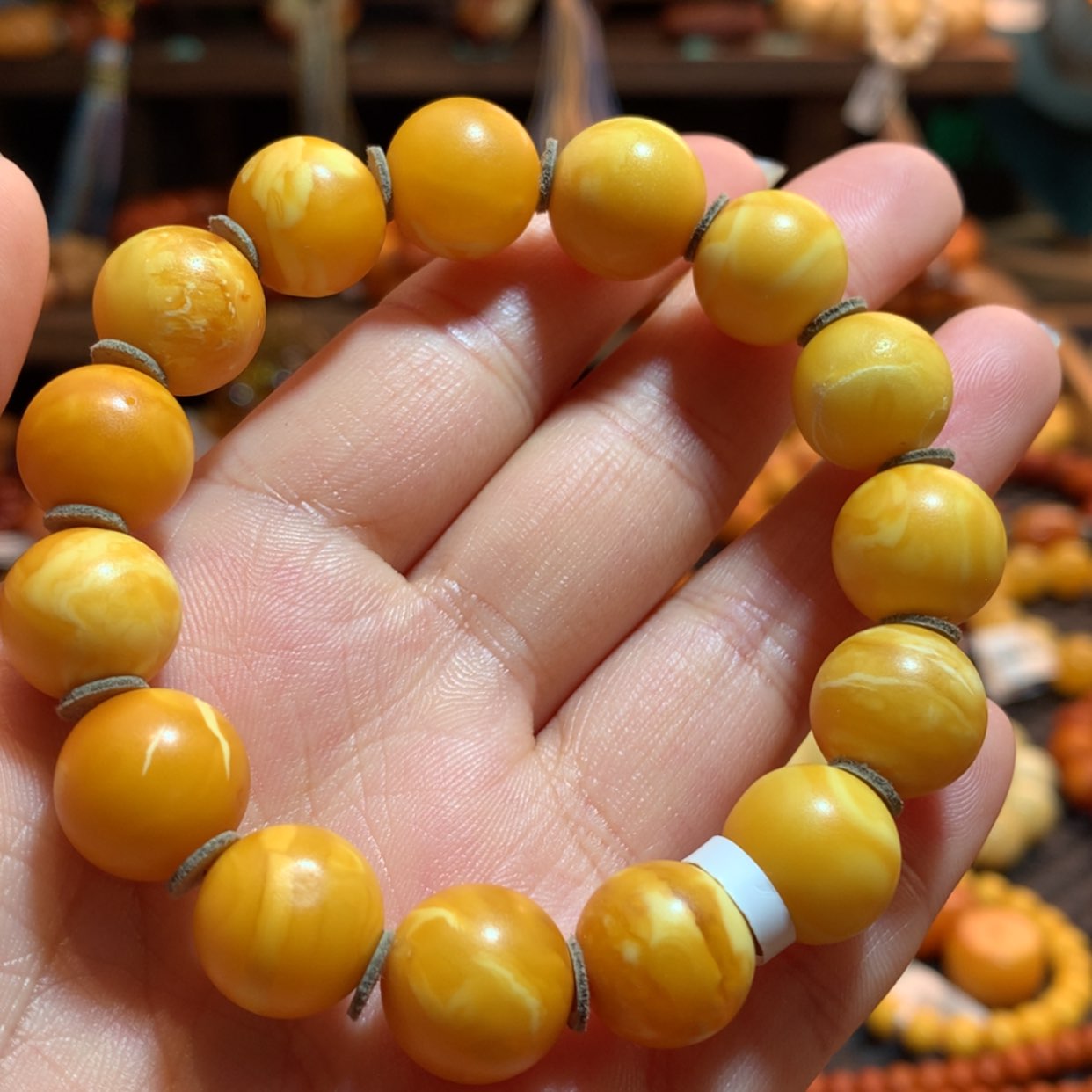 【闪购商品】手串蜜蜡未镶嵌蜜蜡手串