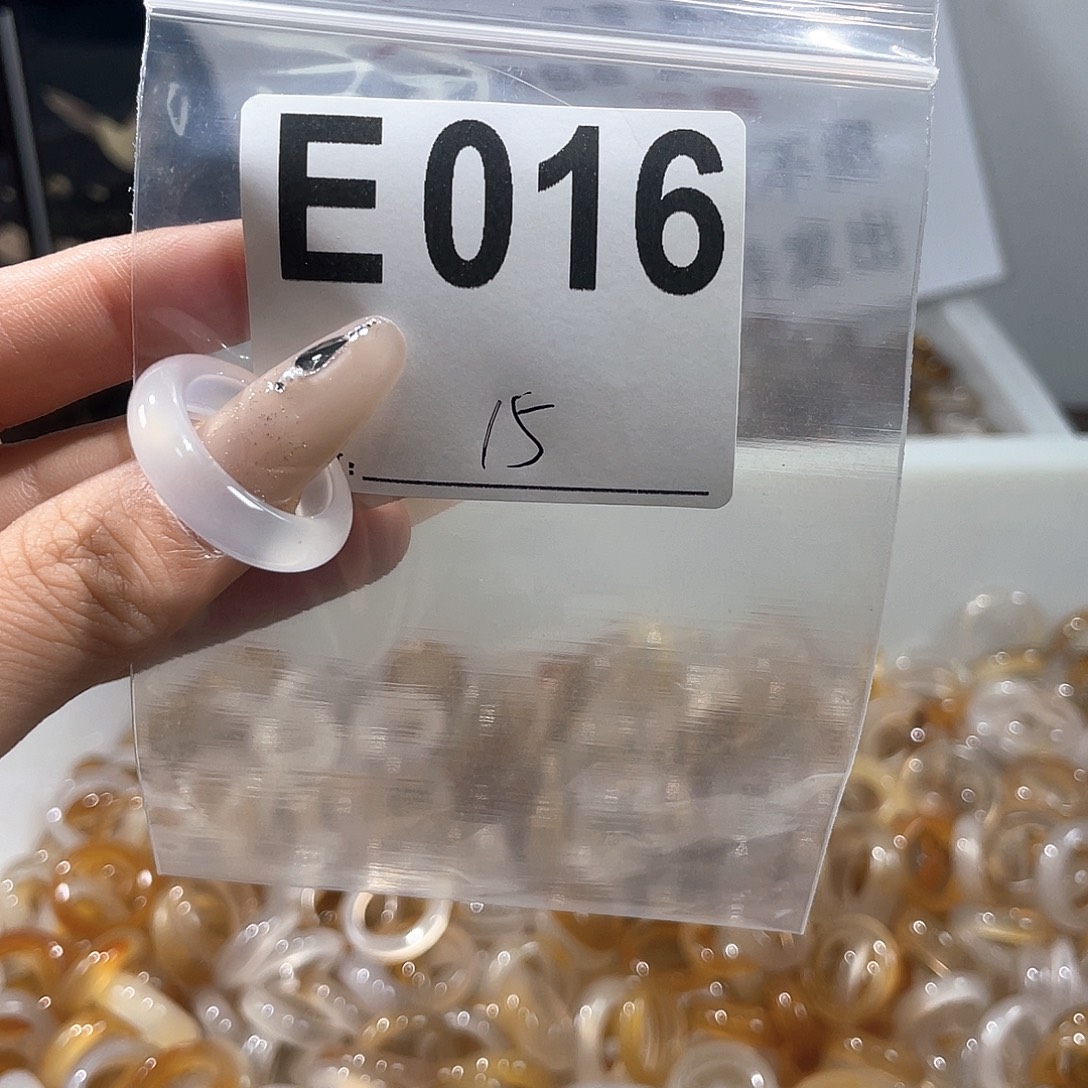 玛瑙/玉髓戒指合金016