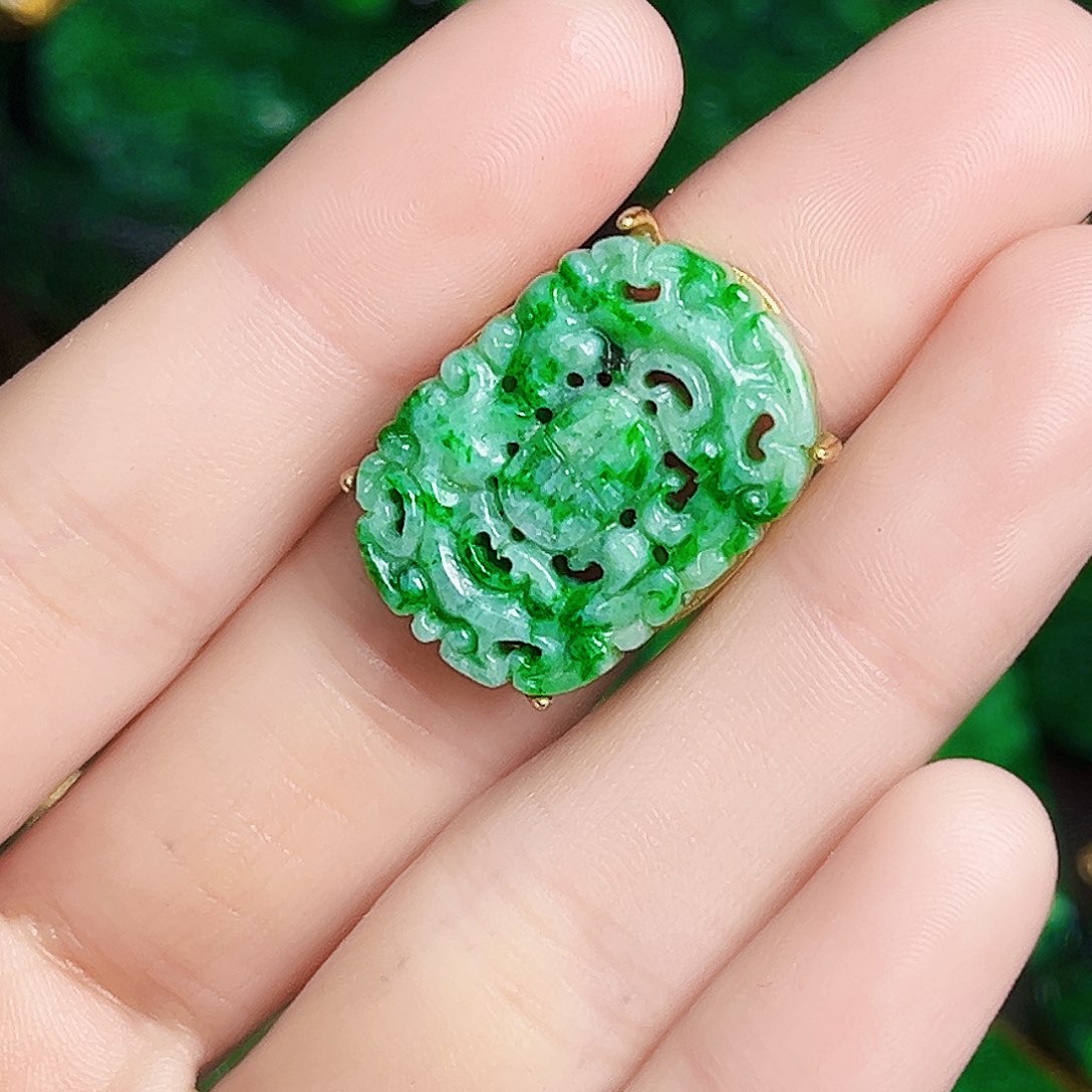 颈饰银S925镶嵌翡翠多样性