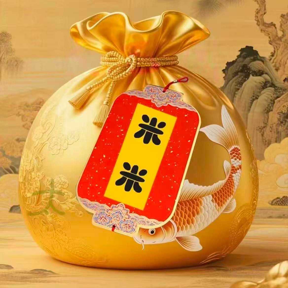 【3号米不够花】聚米偏偏爱上你手绘卡生肖挂饰驾车用品