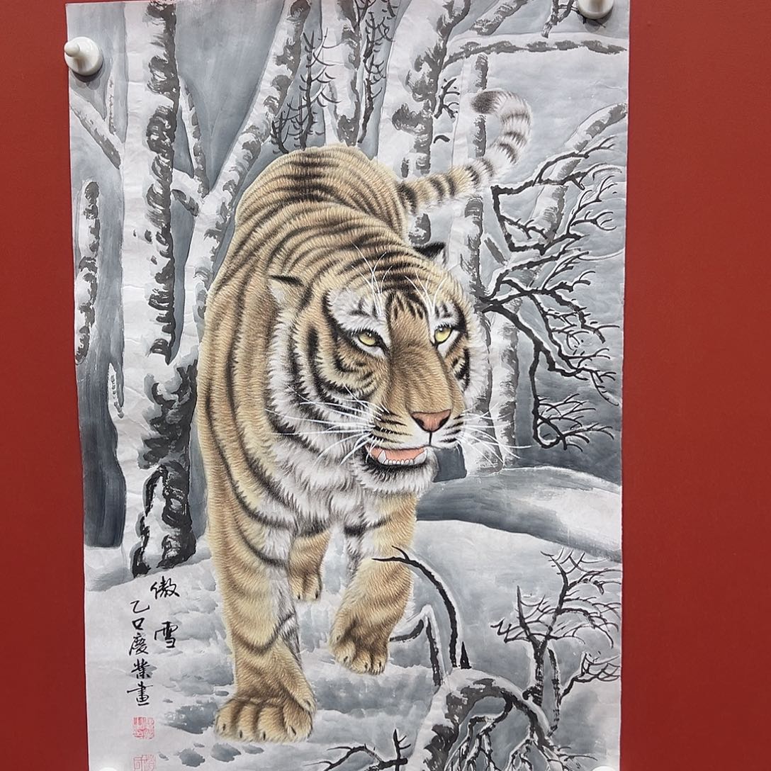 国画赵庆业老师国画作品月