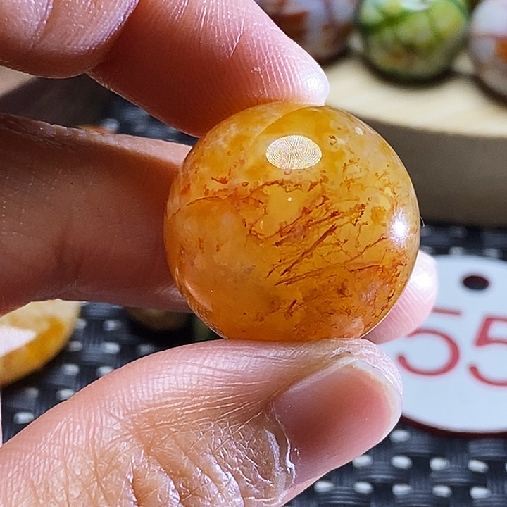 夜***鹰玛瑙/玉髓未镶嵌颈饰