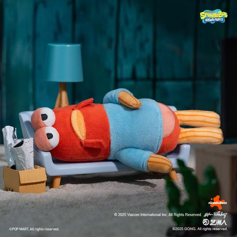 【直播代拆】比奇堡的居民们系列毛绒盲盒潮玩手办