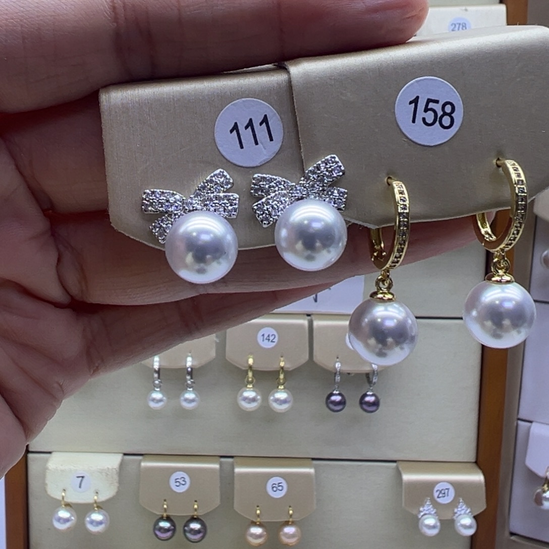 耳饰未镶嵌淡水珍珠