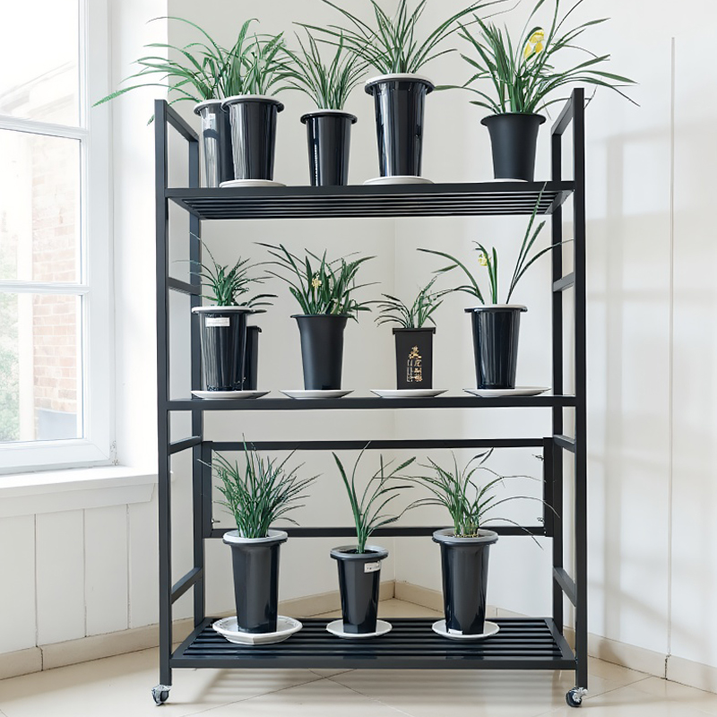 3层加厚花架阳台置物架客厅花盆花架子室内室外花架子阳台置物架