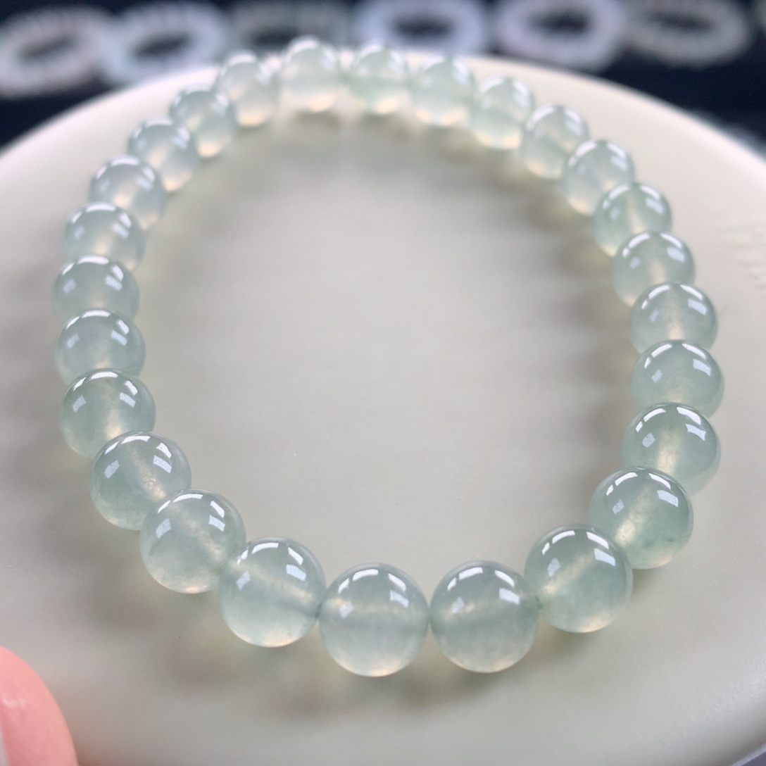 翡翠未镶嵌手链卡7