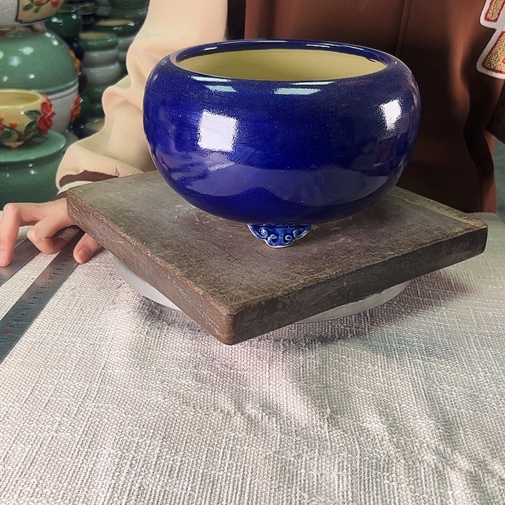 泳坤堂石湾花盆陶瓷