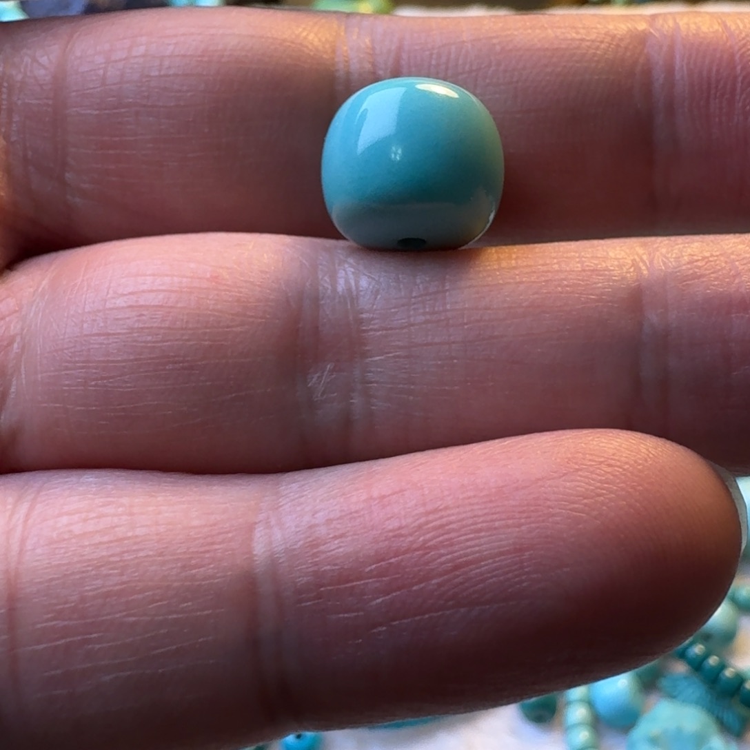 未镶嵌绿松石珠宝奇石L12.2m m