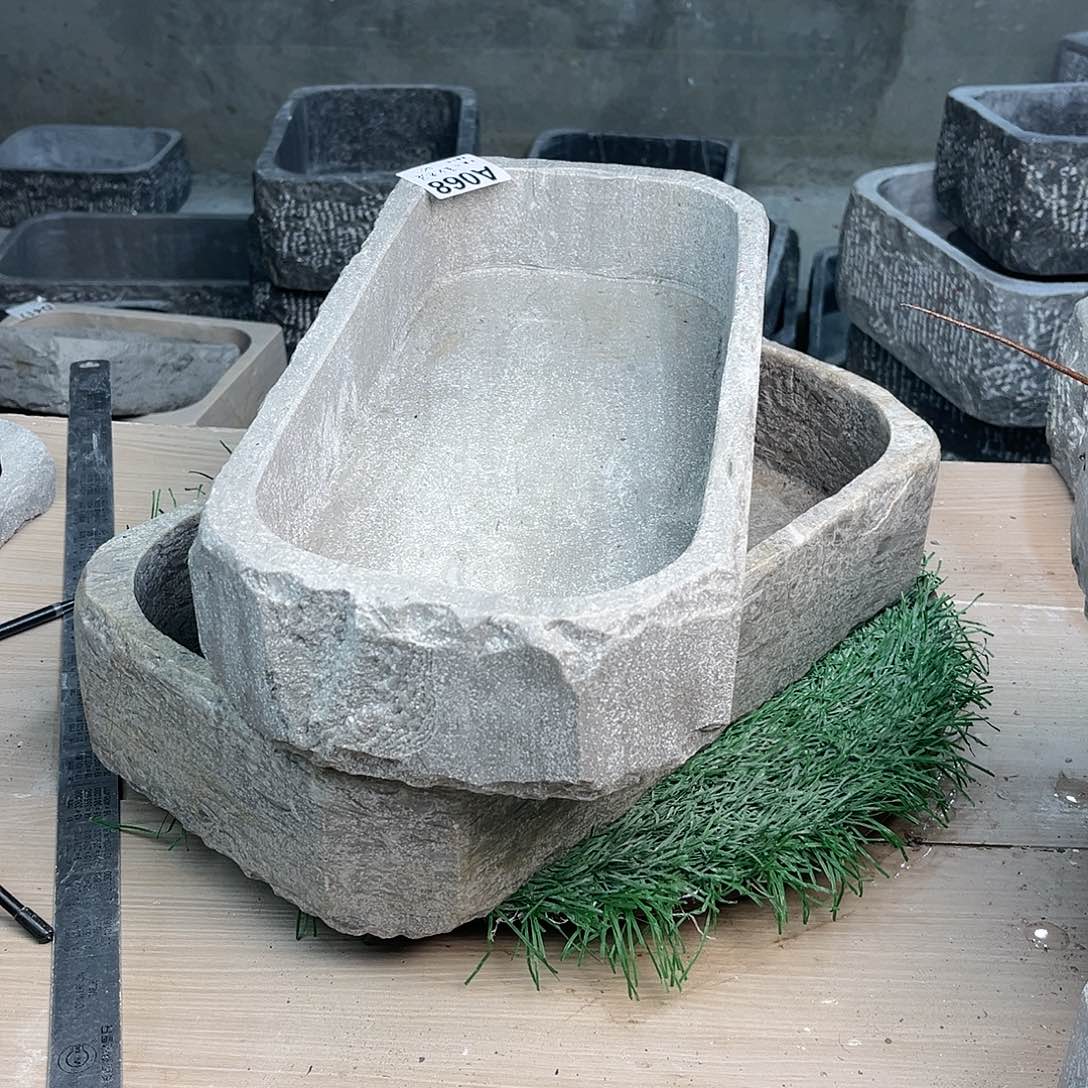 石头石材，花盆，鱼缸大