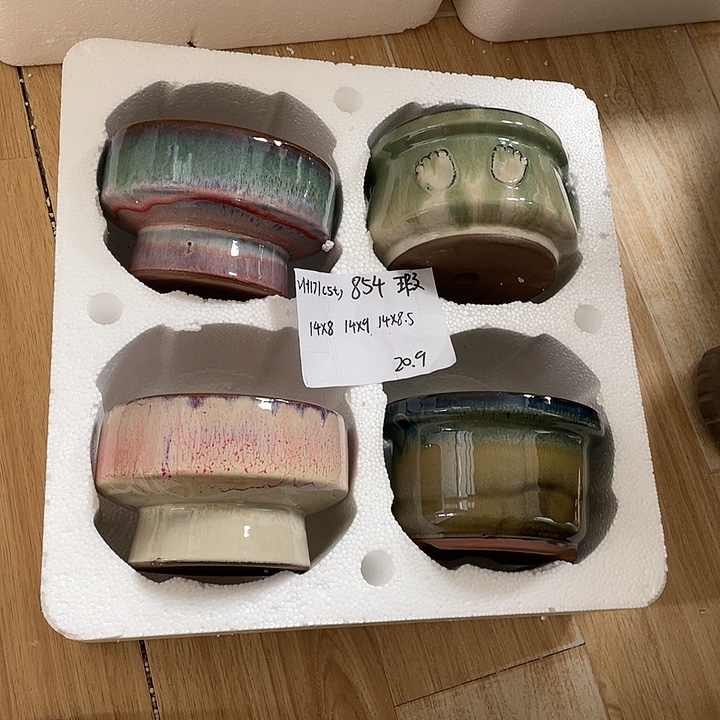 粗陶多肉花盆微瑕854