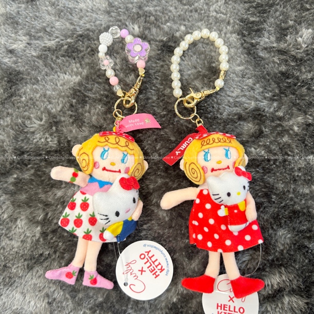 原单Curly x Kitty卷毛女孩联名挂件钥匙扣