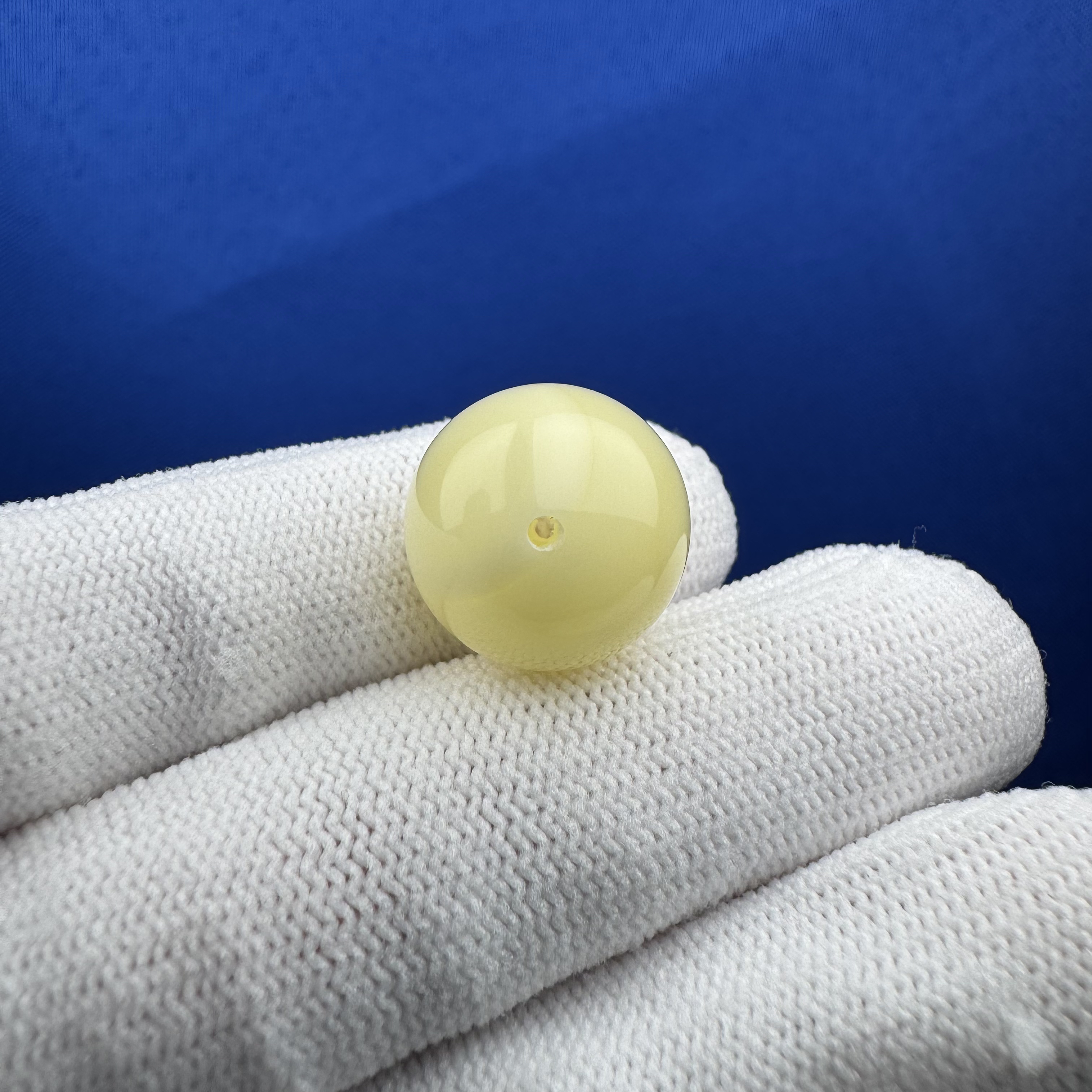 A3183天然原矿蜜蜡 百花蜜单珠15.7mm 支持鉴定 假一罚十