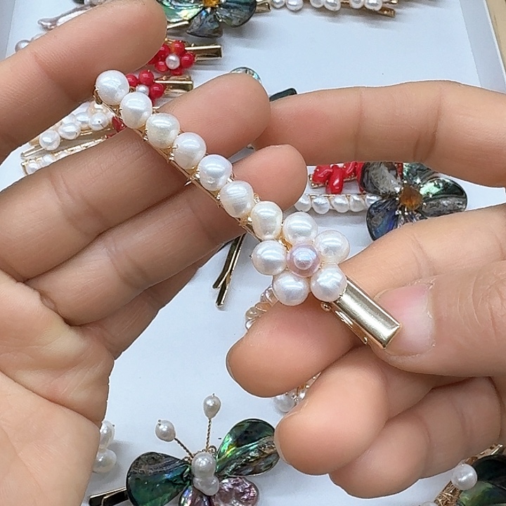 淡水珍珠甜美银S925镶嵌