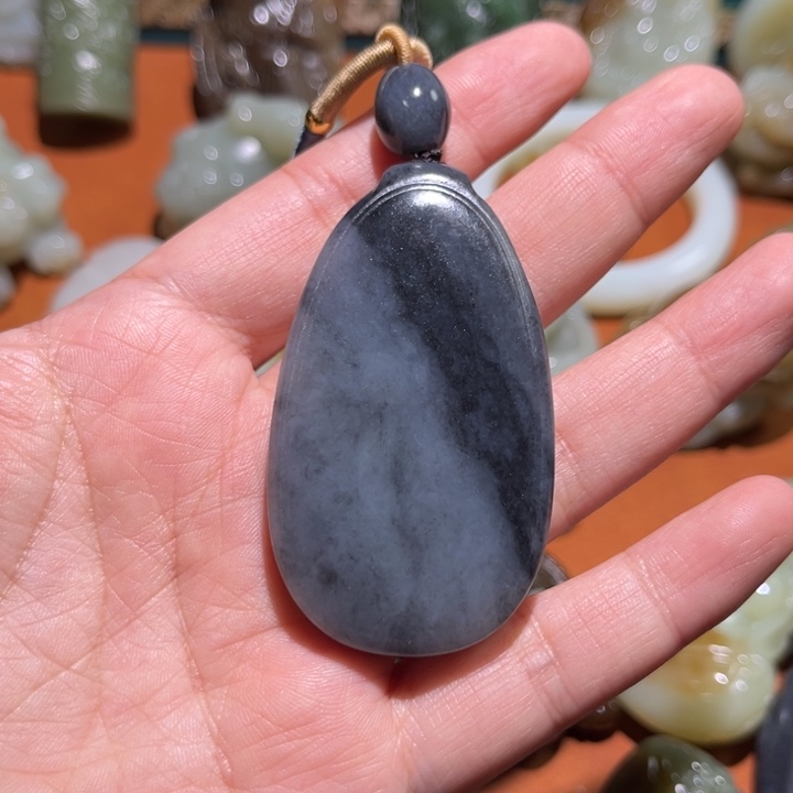 和田玉挂件未镶嵌高***酱