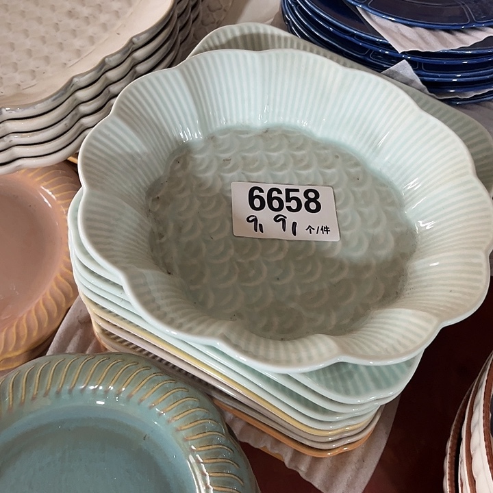 瓷微瑕外贸餐具6658