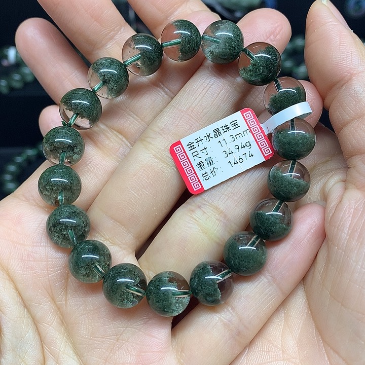 水晶手串未镶嵌慧*天然水晶