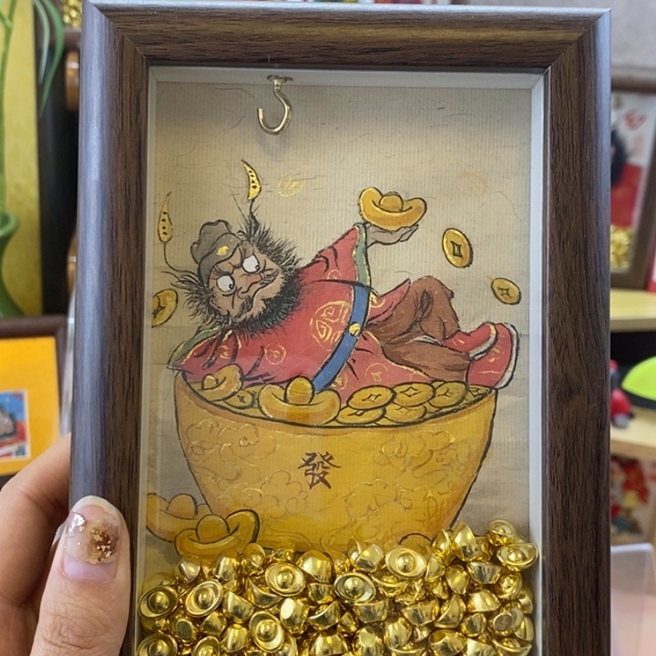 孤品朱砂奎爷躺赢摆台
