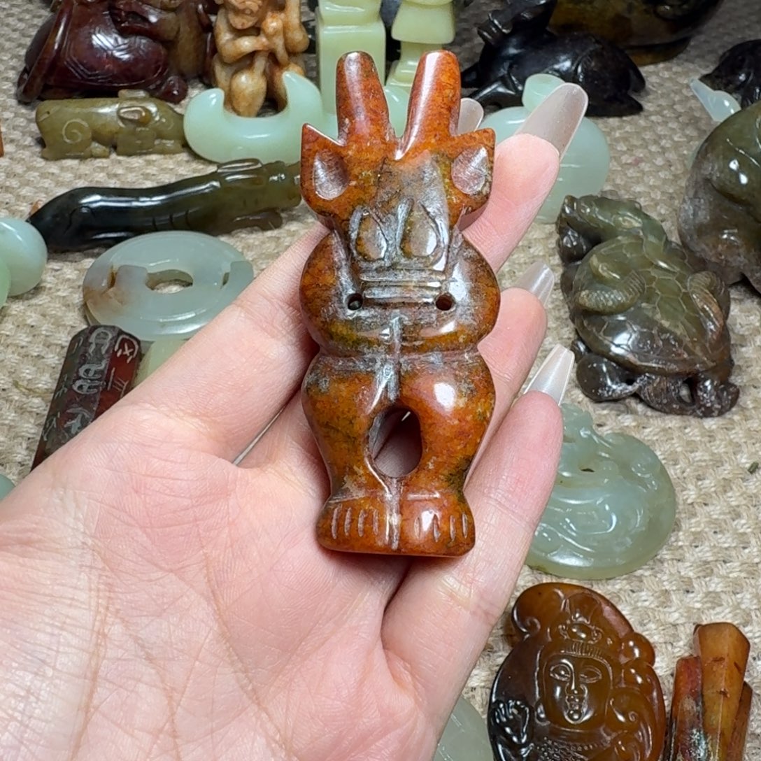 白玉菩提吊坠挂件