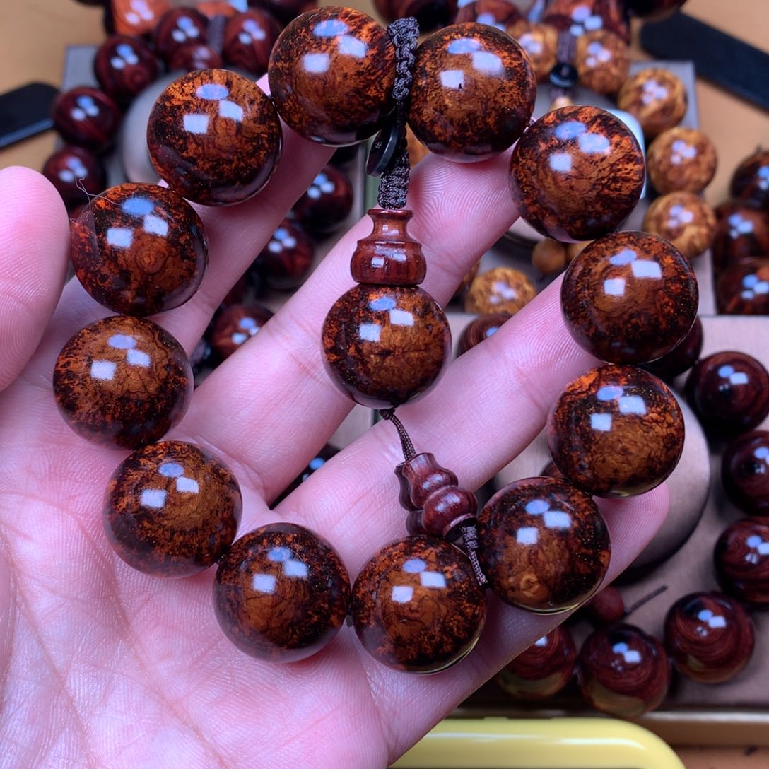 黄花梨/降香黄檀黄花梨手串2.0