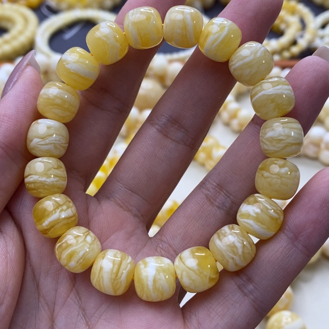 未镶嵌琥珀手链琥珀