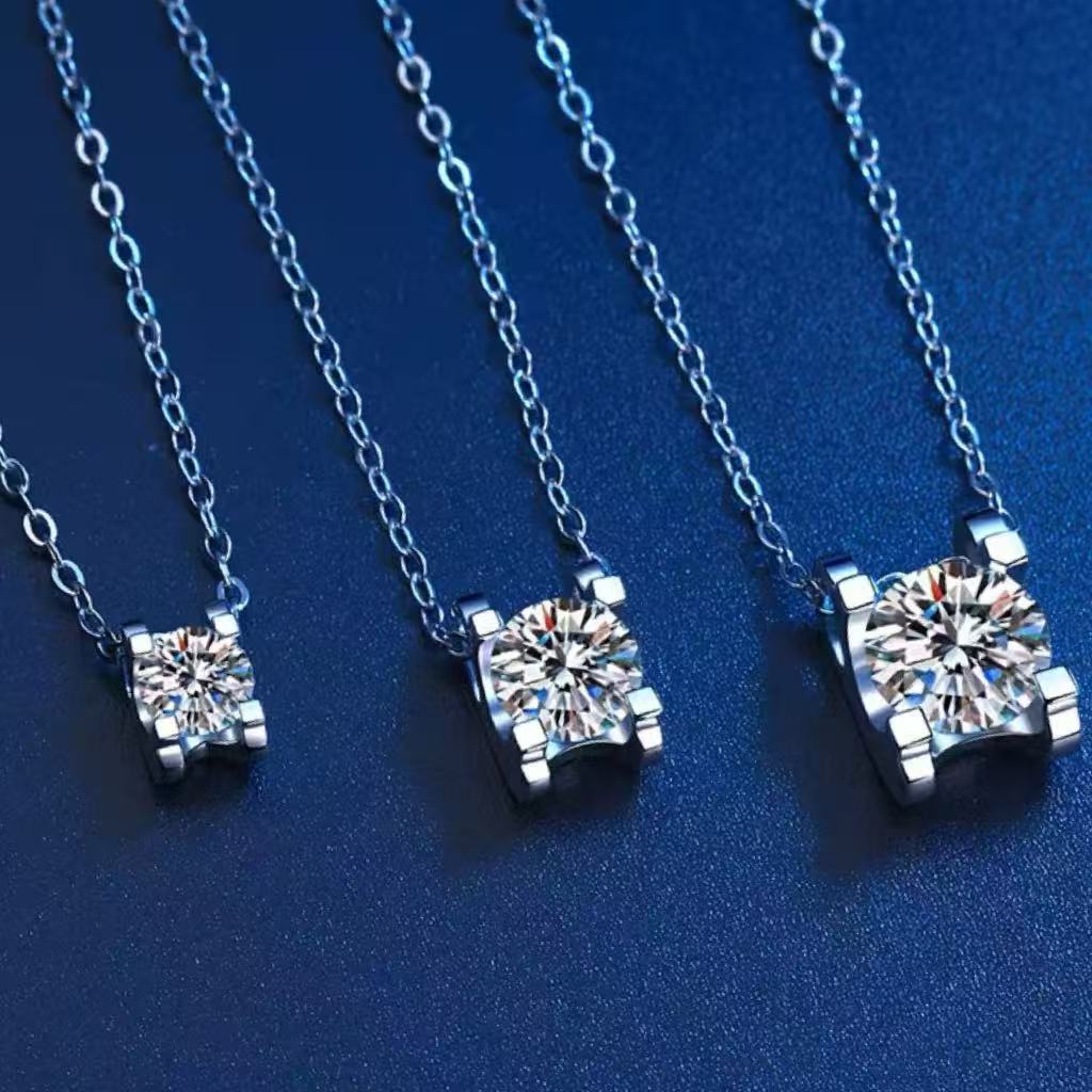 a1818玫色四爪吊坠项链多样性发货